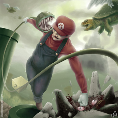 Mario's an animal!